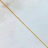 Franco Chain 2.4gr / 23.6in / 18K Gold +3$