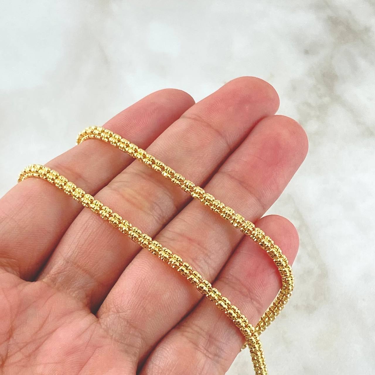Ice Chain 15.85gr / 23.6in 18K Gold +4$