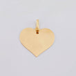 Pendant Heart Plate 1.1g / 3/4 in 18K Yellow Gold