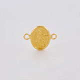 Saint Michael Archangel Charm 0.45g / 1/2 in / 18K Yellow Gold *