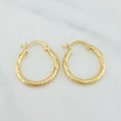 Candongas Paris 1.5 g / 3/4 in Oro Amarillo 18K