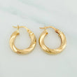 Candongas Kari 1.8 g / 3/4 in Oro Amarillo 18K
