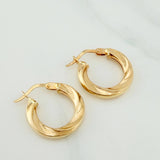 Candongas Kari 1.8 g / 3/4 in Oro Amarillo 18K