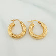 Candongas Flor 2.15 g / 3/4 in Oro Amarillo 18K