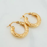 Candongas Flor 2.15 g / 3/4 in Oro Amarillo 18K