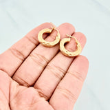 Candongas Flor 2.15 g / 3/4 in Oro Amarillo 18K