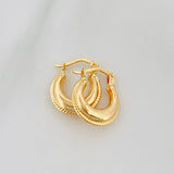 Candongas Arca 1.5 g / 1/2 in Oro Amarillo 18K