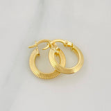 Candongas Clau 1.25 g / 1/2 in Oro Amarillo 18K