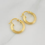 Candongas Clau 1.25 g / 1/2 in Oro Amarillo 18K