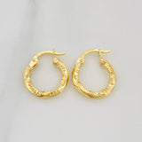 Candongas Asby 1.15 g / 1/2 in Oro Amarillo 18K