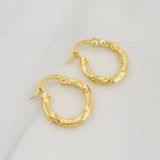 Candongas Asby 1.15 g / 1/2 in Oro Amarillo 18K