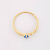 Solitaire Ring V Dense 0.95g / T5 1/4 Yellow Gold 18K