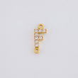 Herraje Letra F Tupida 0.35g / 1/2 in Oro Amarillo 18K