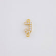 Charm Letter J Dense 0.4g / 1/2 in 18K Yellow Gold