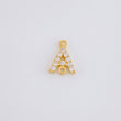 Charm Letter A Dense 0.45g / 1/4 in 18K Yellow Gold