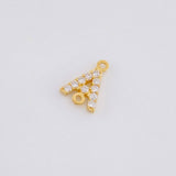 Charm Letter A Dense 0.45g / 1/4 in 18K Yellow Gold
