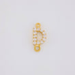 Charm Letter D Dense 0.45g / 1/2 in 18K Yellow Gold