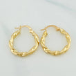 Candongas Derek 1.9 g / 3/4 in Oro Amarillo 18K