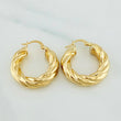 Candongas Mati 5.35 g / 1 1/4 in Oro Amarillo 18K