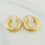 Candongas Niky 3.95 g / 3/4 in Oro Amarillo 18K