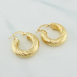 Candongas Niky 3.95 g / 3/4 in Oro Amarillo 18K