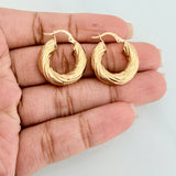 Candongas Niky 3.95 g / 3/4 in Oro Amarillo 18K