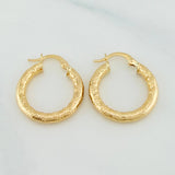 Candongas Solara 2.45 g / 3/4 in Oro Amarillo 18K