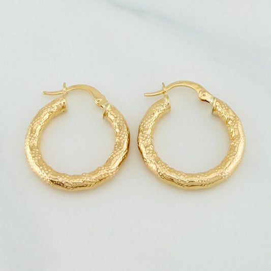 Candongas Solara 2.5 g / 3/4 in Oro Amarillo 18K