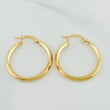 Candongas Clau 1.7 g / 1 in Oro Amarillo 18K
