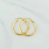 Candongas Clau 1.7 g / 1 in Oro Amarillo 18K