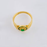 Anillo Cinturon Mallado 2.45gr / T7 1/2 / Oro Amarillo 18K ©