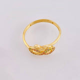Anillo Duo Infinito 2.2gr / T7 1/2 / Oro Amarillo 18K *