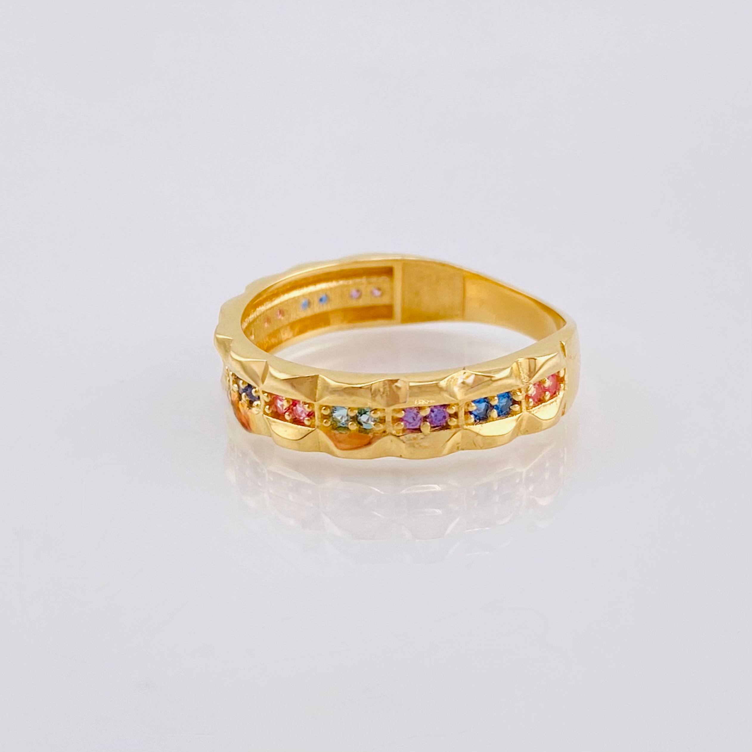 Imperial Line Ring 2.7gr / T7 / 18K Yellow Gold *
