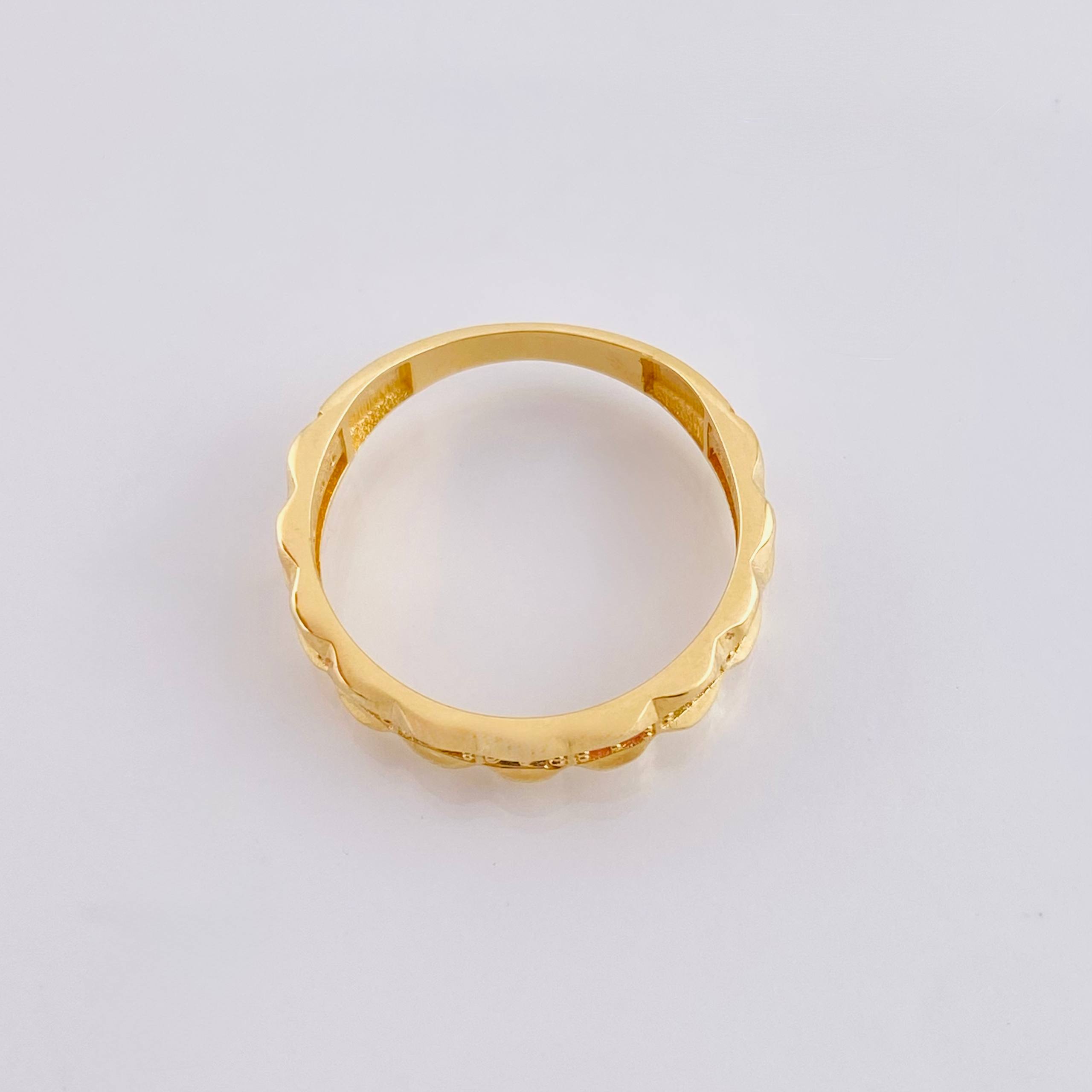 Imperial Line Ring 2.7gr / T7 / 18K Yellow Gold *