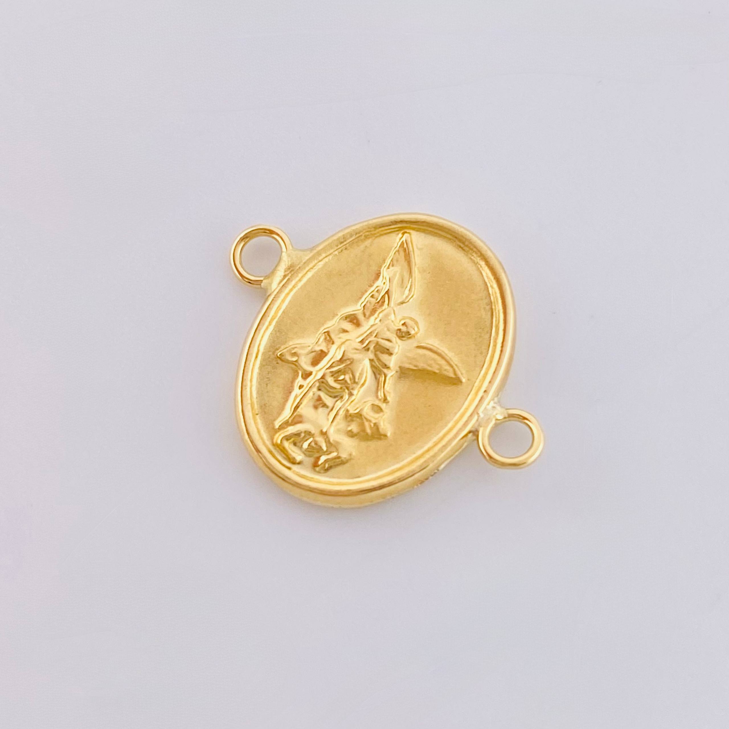 Herraje San Miguel Arcangel 0.95gr / 3/4 in / Oro Amarillo 18K ©