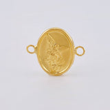 Herraje San Miguel Arcangel 0.95gr / 1/2 in / Oro Amarillo 18K *