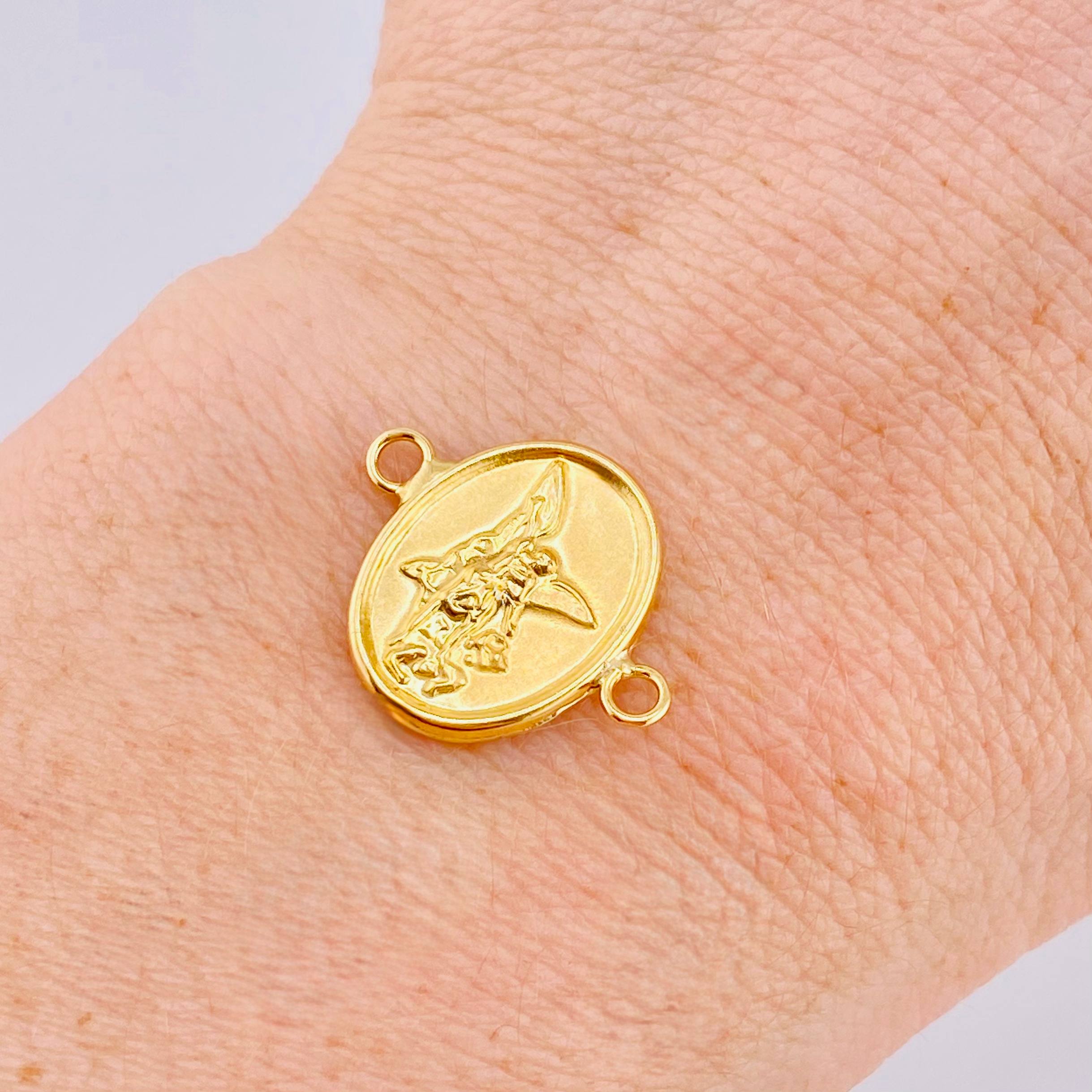 Herraje San Miguel Arcangel 0.95gr / Oro Amarillo 18K