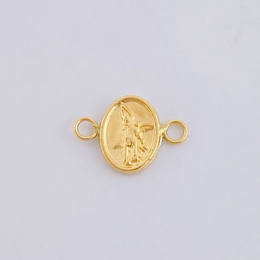 Charm Saint Michael 0.25gr / 1/4 in / Yellow Gold 18K ©