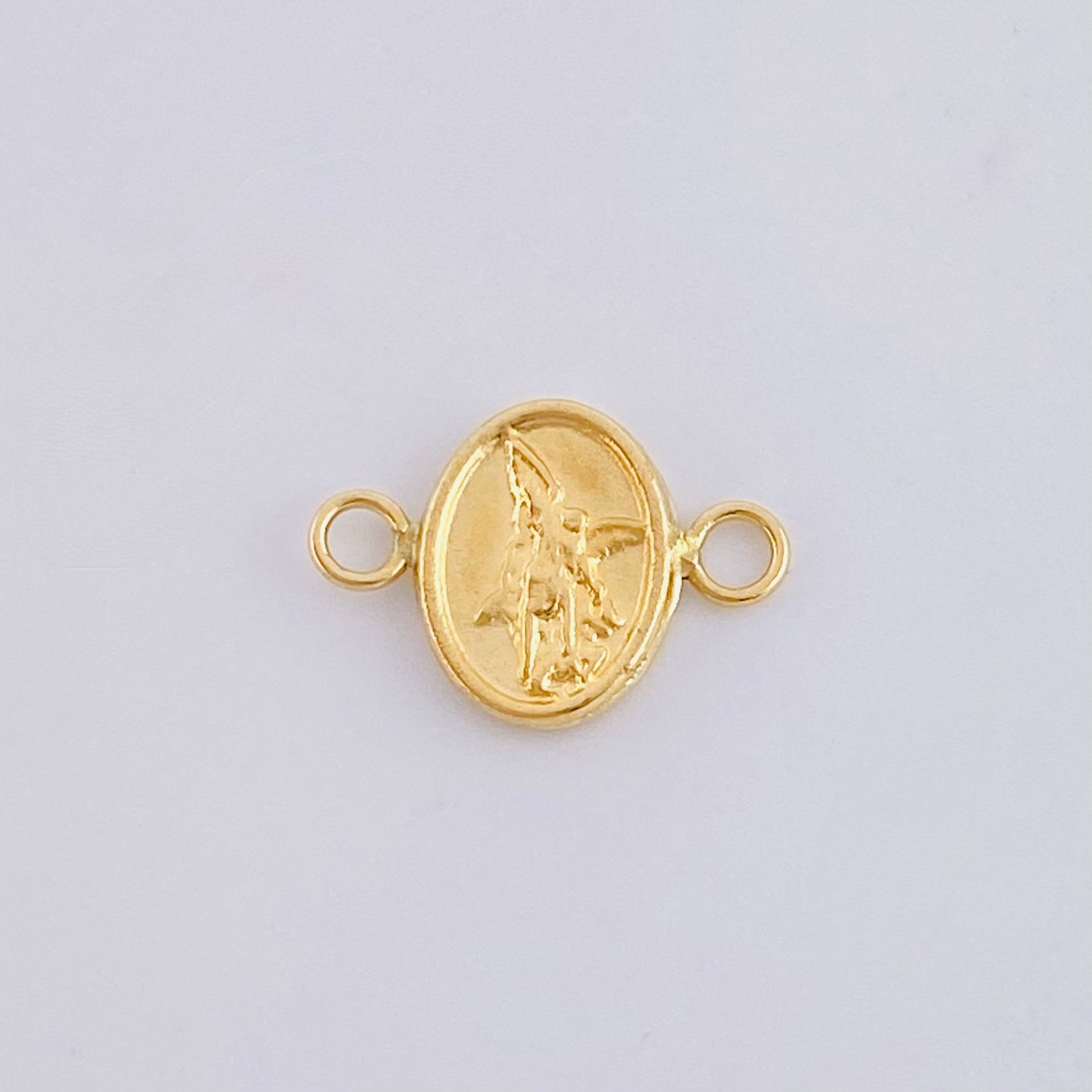 Herraje San Miguel Arcangel 0.6 g / 3/4 in Oro Amarillo 18K