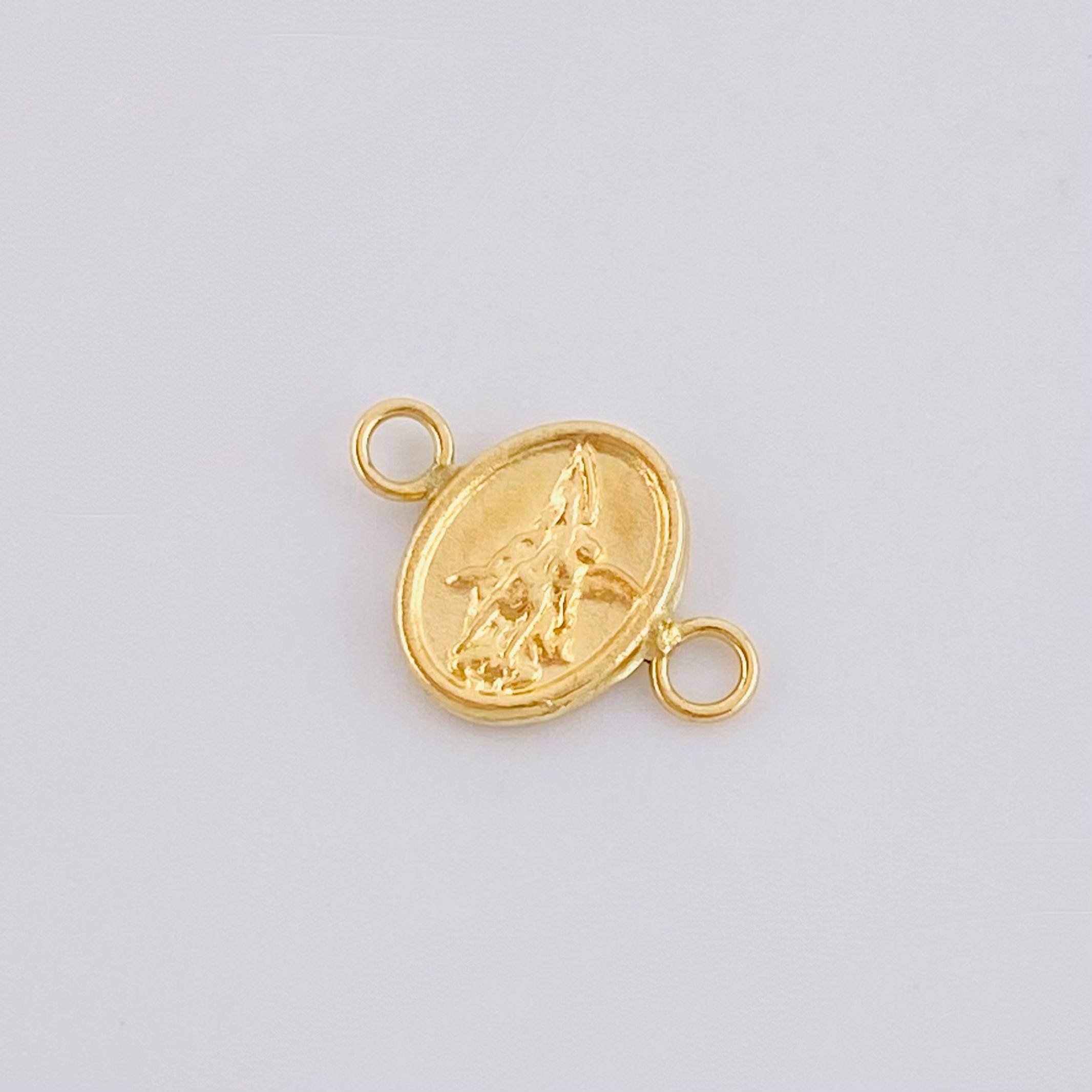 Herraje San Miguel 0.45gr / 1/2 in / Oro Amarillo 18K ©