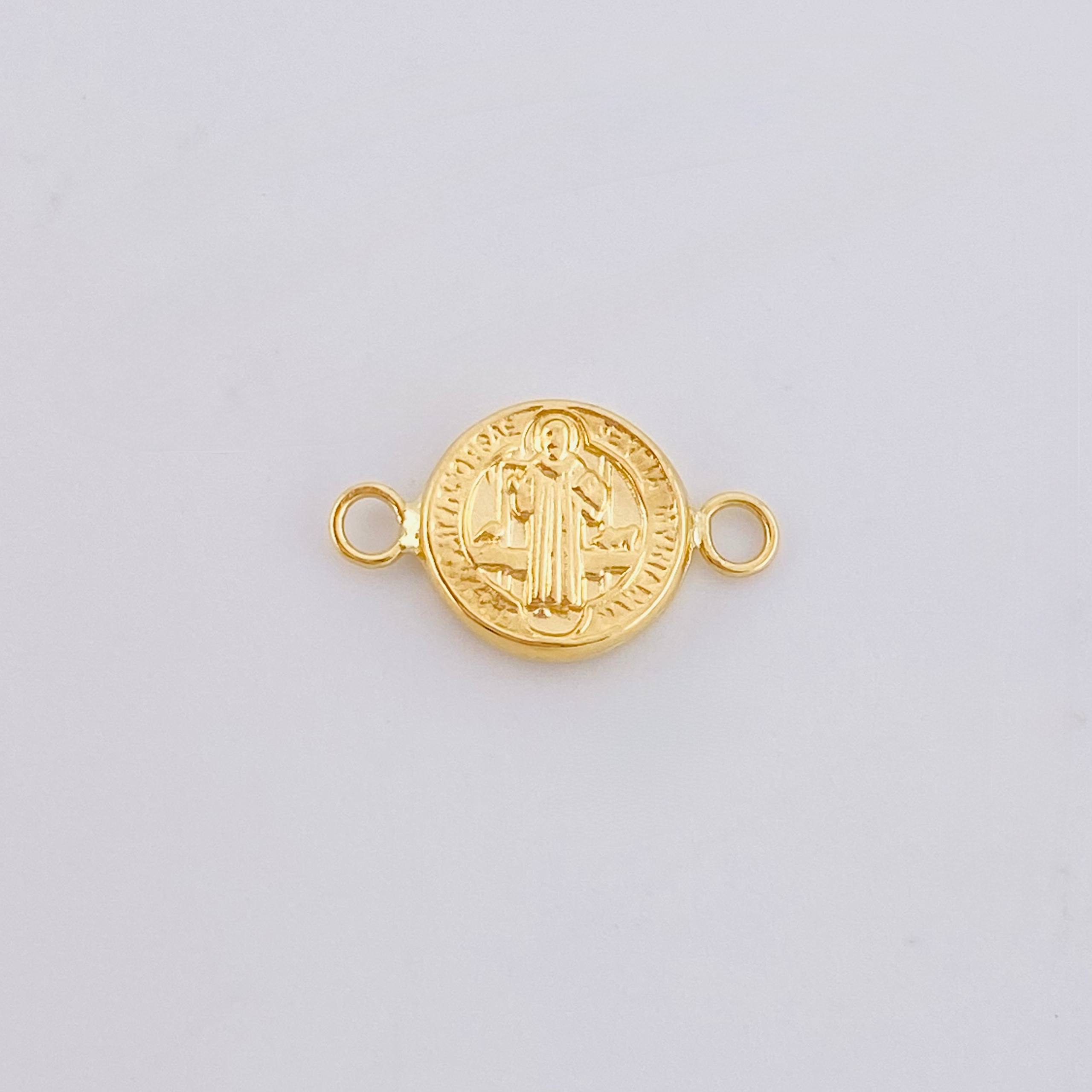 Herraje San Benito 0.3gr / 1/2 in / Oro Amarillo 18K *
