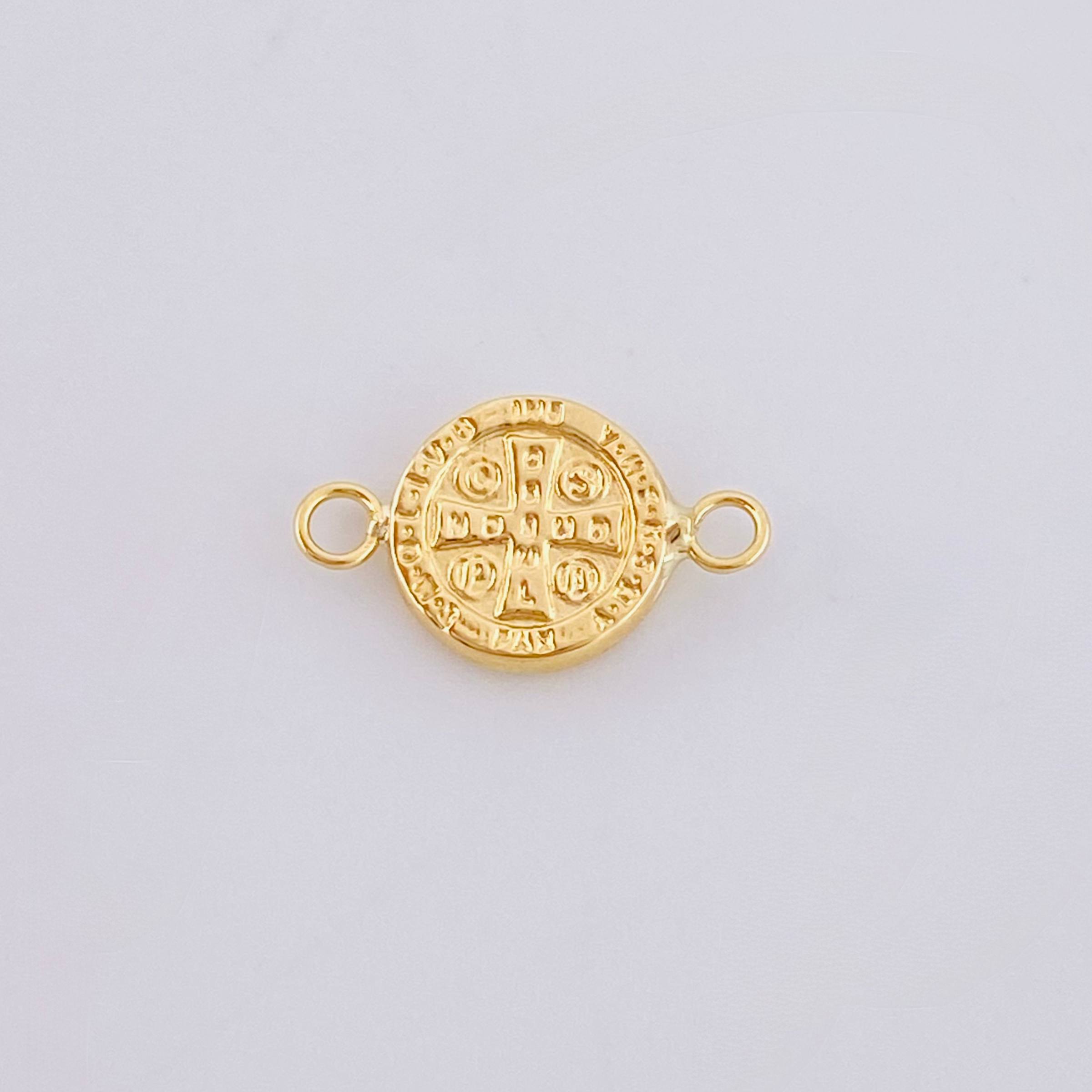 Herraje San Benito 0.3gr / 1/2 in / Oro Amarillo 18K *