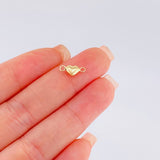 Herraje Corazón 0.15g / 1/2 in Oro Amarillo 18K