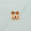 Topos Bola 0.85gr / 5mm Oro Rosa 18K %