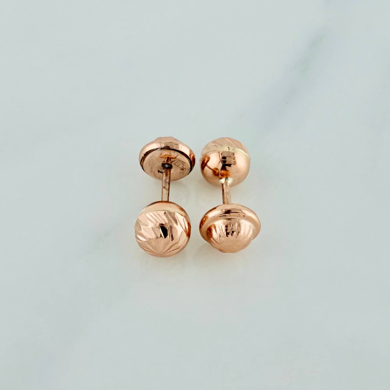 Topos Bola 0.85gr / 5mm Oro Rosa 18K %