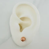 Topos Bola 0.85gr / 5mm Oro Rosa 18K %