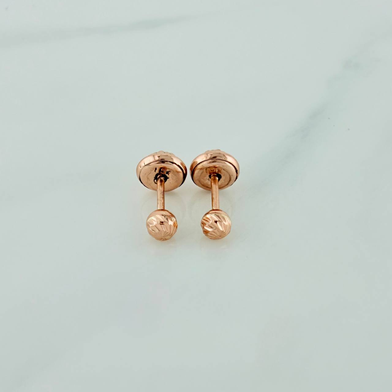 Topos Bola 0.6gr / 3mm Oro Rosa 18K %