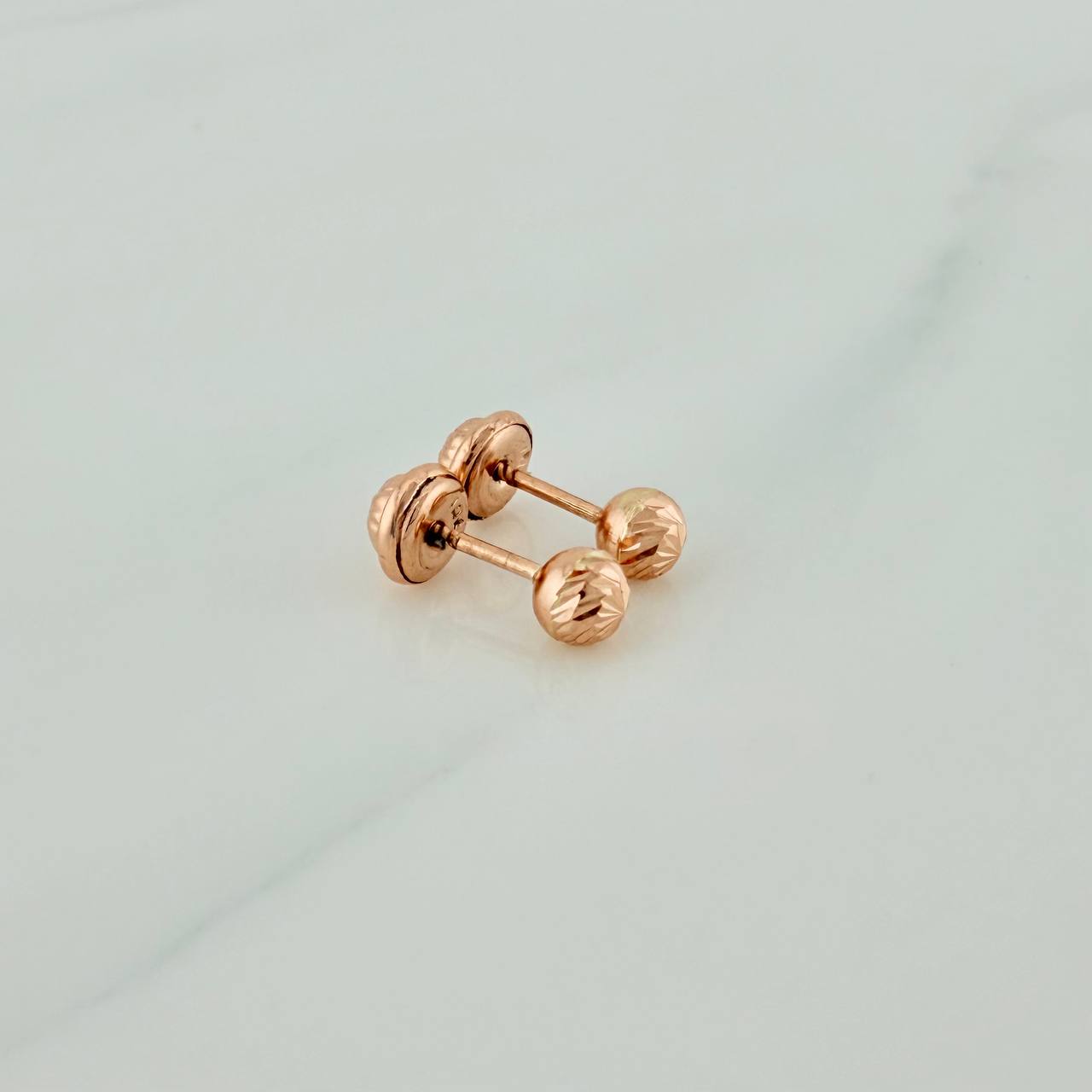 Topos Bola 0.7gr / 4mm Oro Rosa 18K %