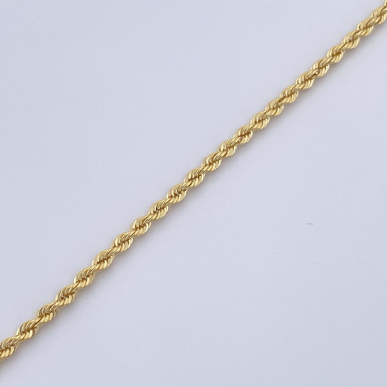 Rope Bracelet 1.3gr / 8.3in / 18K Gold +3$