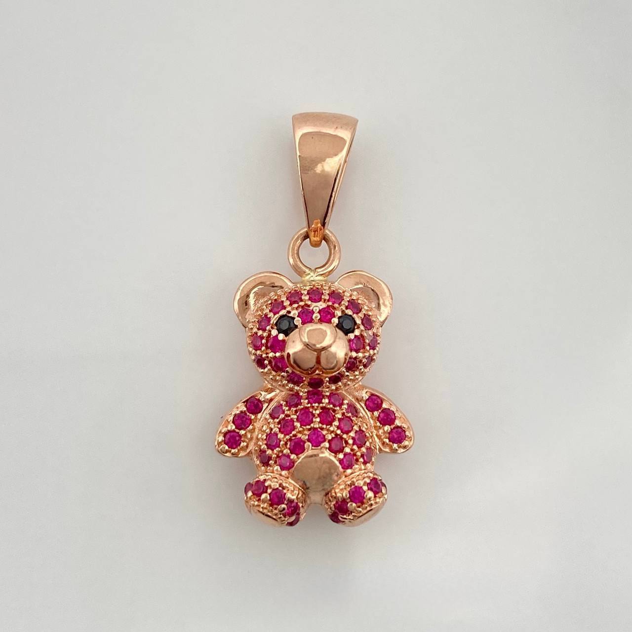 Dije Oso 3.4gr / 1 in / Oro Rosa 18K %